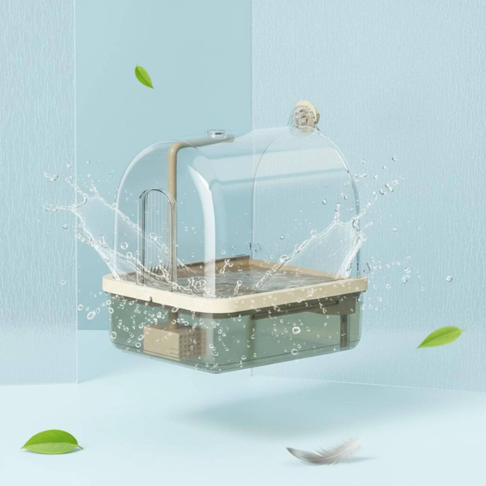 Automatisches Vogelbad mit Dra – Pet Supplies In Bewertung und Preis